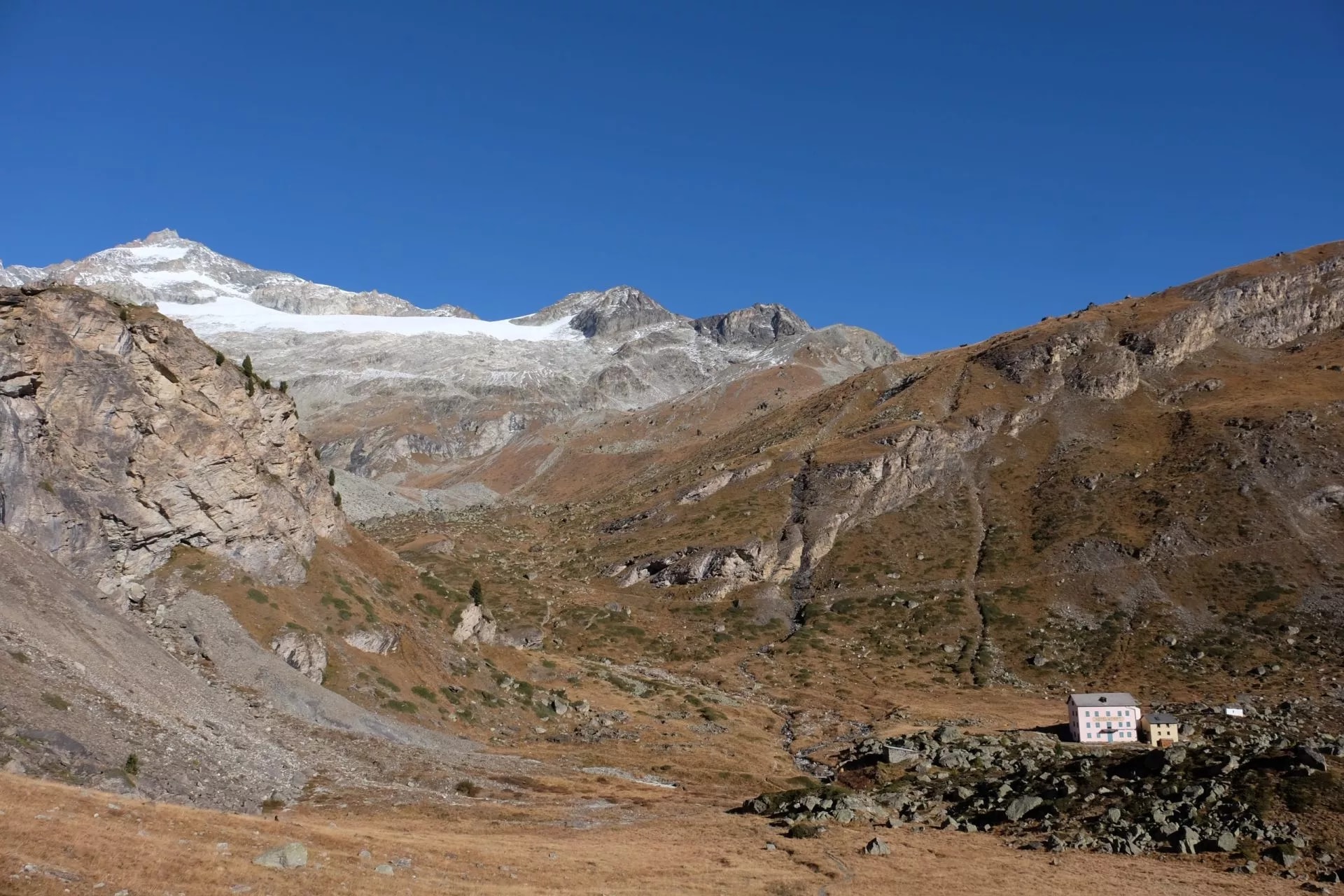 the view towards trift hotel