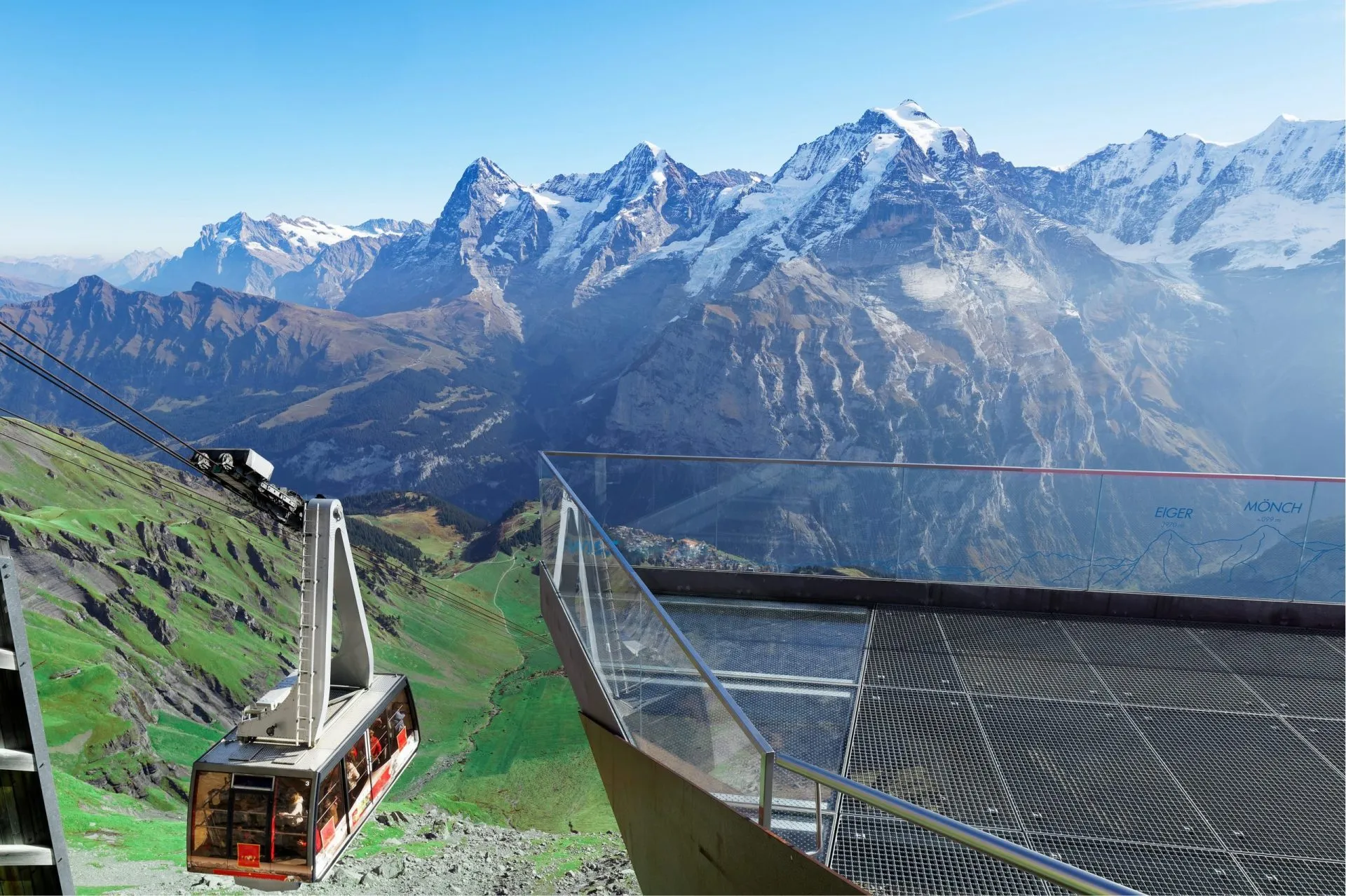 Cable car to schilthorn