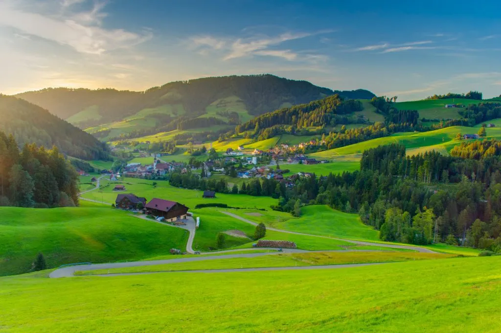 Explore the fairytale like swiss country side
