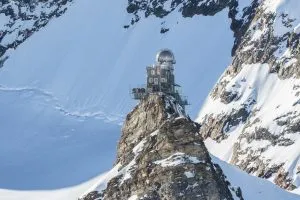 Sphinx observation deck on the top of jungfraujoch