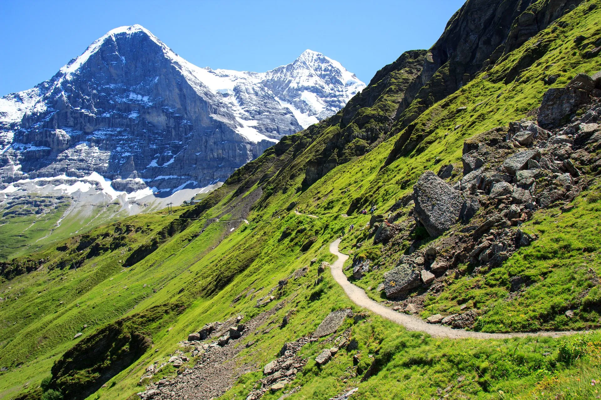 the panorama trail from mannlichen to kleine scheidegg