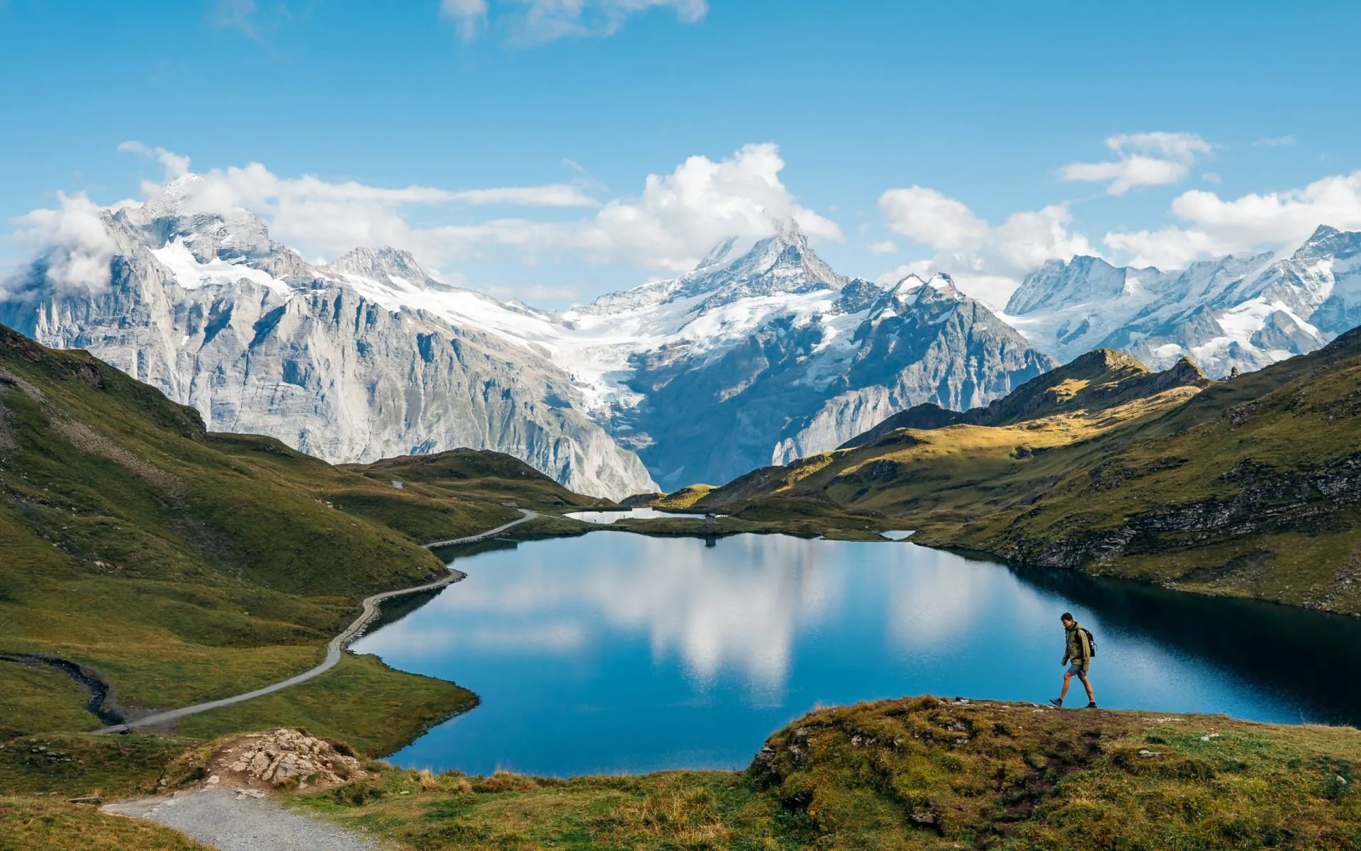 The stunning bachalpsee lake